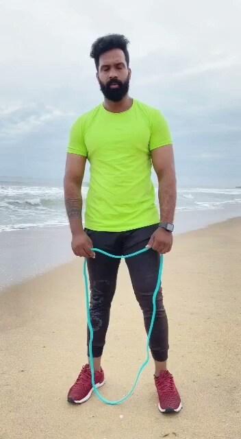 Outdoor beach training session