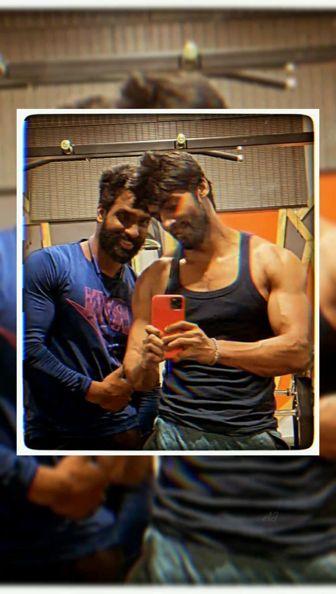 Gym training session